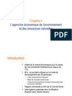 Chap 2 - L'approche économique de l’environnement