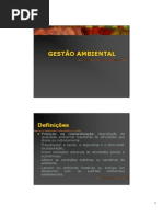 Palestra Gestão Ambiental
