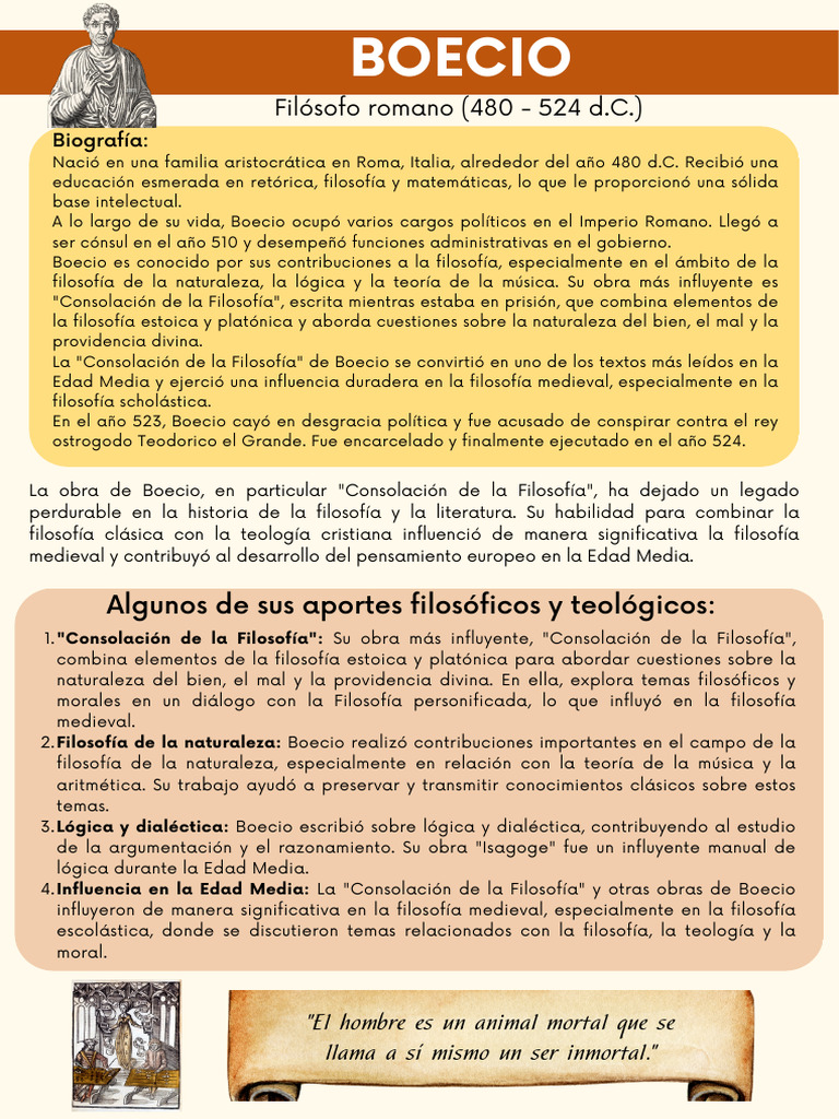 Boecio | PDF | Educación en artes liberales