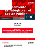 MODULO 1 PLANEAMIENTO ESTRATEGICO EN EL SECTOR PUBLICO