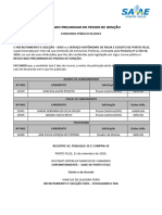 Resultado Preliminar Do Pedido de Isenção