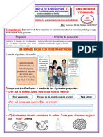 FICHA DE 2DO GRADO- 26 de mayo -CIENCIA Y TECNOLOGÍA