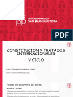 CONSTITUCION Y TRATADOS INTERNACIONALES. Semana 03