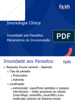 Aula - Imunidade aos parasitos