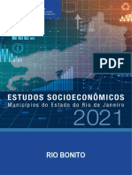 ESTUDOS SOCIOECONÔMICOS - Rio Bonito-2021