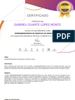 Gabrieli Duarte Lopes Monte: Certificamos Que