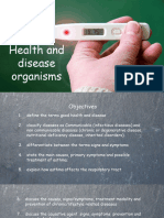 Health and Disease Organisms