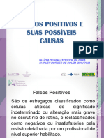 Falsos Positivos e Suas Possíveis Causas - Glória Regina (INCA) - 2013