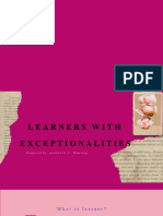 Learners With Exceptionalities