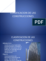 Clasificacion Construcciones
