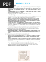 Hydraulics Review Problems