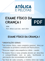 C1S4 - Exame Físico Da Criança I