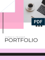 Black and White Simple Portfolio Cover Document A4