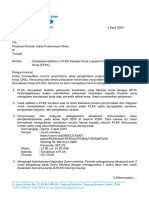 B 2822 042022 - Sosialisasi Aplikasi E-PLKK Kepada Pusat Layanan Kecelakaan Kerja (PLKK)