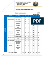 Plan de Estudio Nivel Primaria