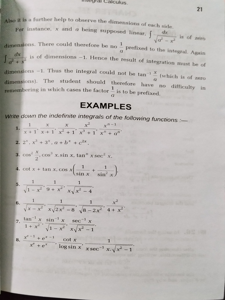 Integration class problem 1 | PDF
