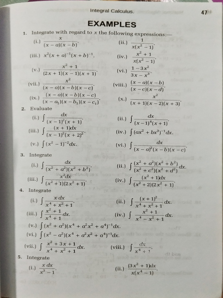 Integration Class Problem 4 | PDF
