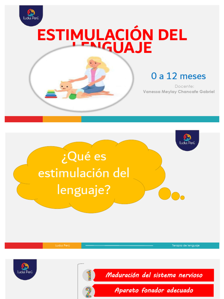 Actividades para Estimulación del Lenguaje | PDF | Aquisición de idioma ...