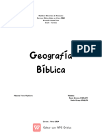 Tarea Geografía Bíblica