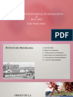 DERECHO CONSTITUCIONAL GUATEMALTECO II SESION No. 3 (1) Constitucion