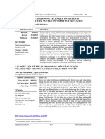 The Influence of Shadowing Technique On Students' Speaking Skill at Thai Nguyen University of Education