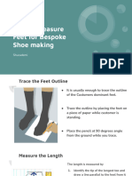 How To Measure Feet For Bespoke Shoe Making