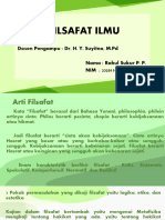 Presenentasi Filsafat Ilmu