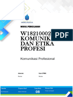 Modul Komunikasi Dan Etika Profesi [TM9]