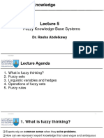 Lec5-Fuzzy knowledge base system