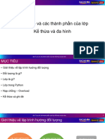 Bài 07 - Lớp và các thành phần - kế thừa và đa hình