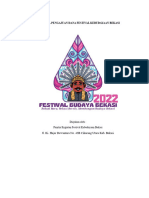 Proposal Pengajuan Dana Festival Kebudayaan Bekasi