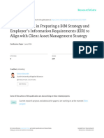 The Role of FM in Preparing A BIM Strategy and Employer's Information Requirements (EIR) To Align With Client Asset Management Strategy