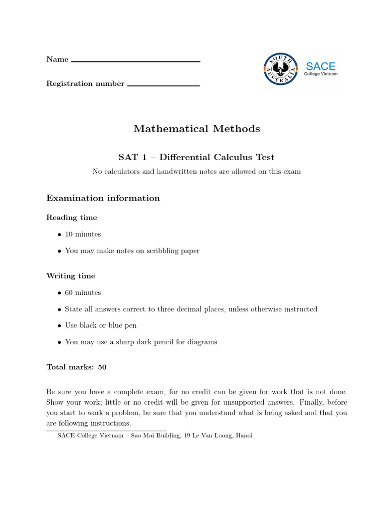 2022 sat 1 exam pdf sat mathematical analysis