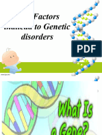Risk Factors and Common Test of Genetic Disorders
