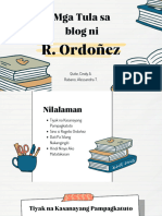 05 Mga Tula Sa Blog Ni R. Ordoñez