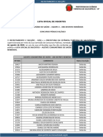 LISTA OFICIAL DE INSCRITOS DISTRITO REMEDIOS - EQUIPE 4 - CONCURSO PUBLICO 012023