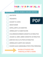 Reglas para Ver Pantalla