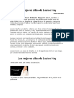 LAS MEJORES CITAS DE LOUISE HAY - Alberto Rubín Martín