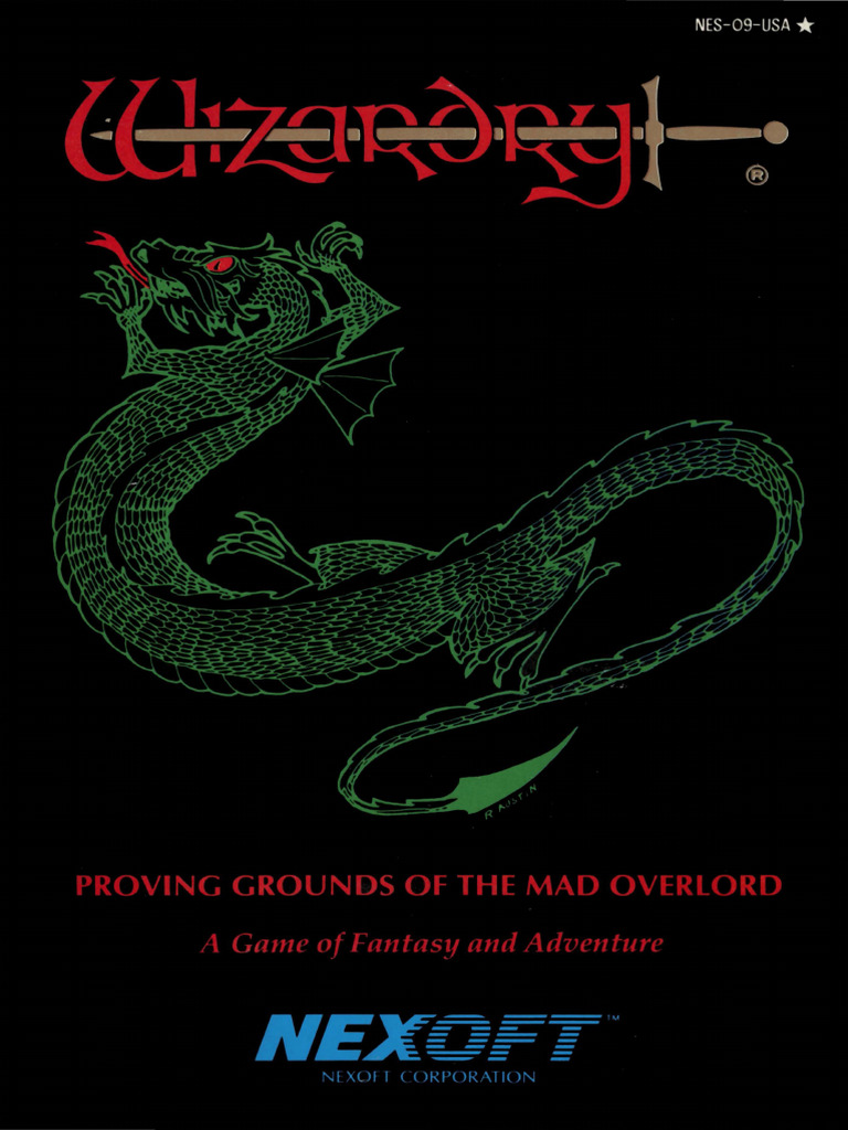 Wizardry Proving Grounds of The Mad Overlord Manual (Searchable