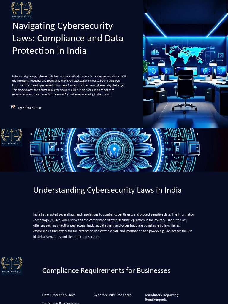 Cybersecurity Compliance in India | PDF | Security | Computer Security
