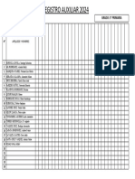 Registro Auxiliar - 2° A Primaria