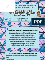 Aksi Nyata Topik Perencanaann Pembelajaran SD (Merumuskan ATP)