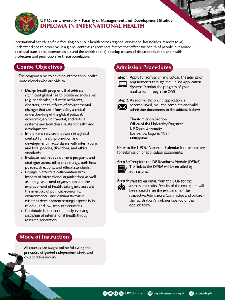Diploma in International Health Overview | PDF | Evaluation | Policy