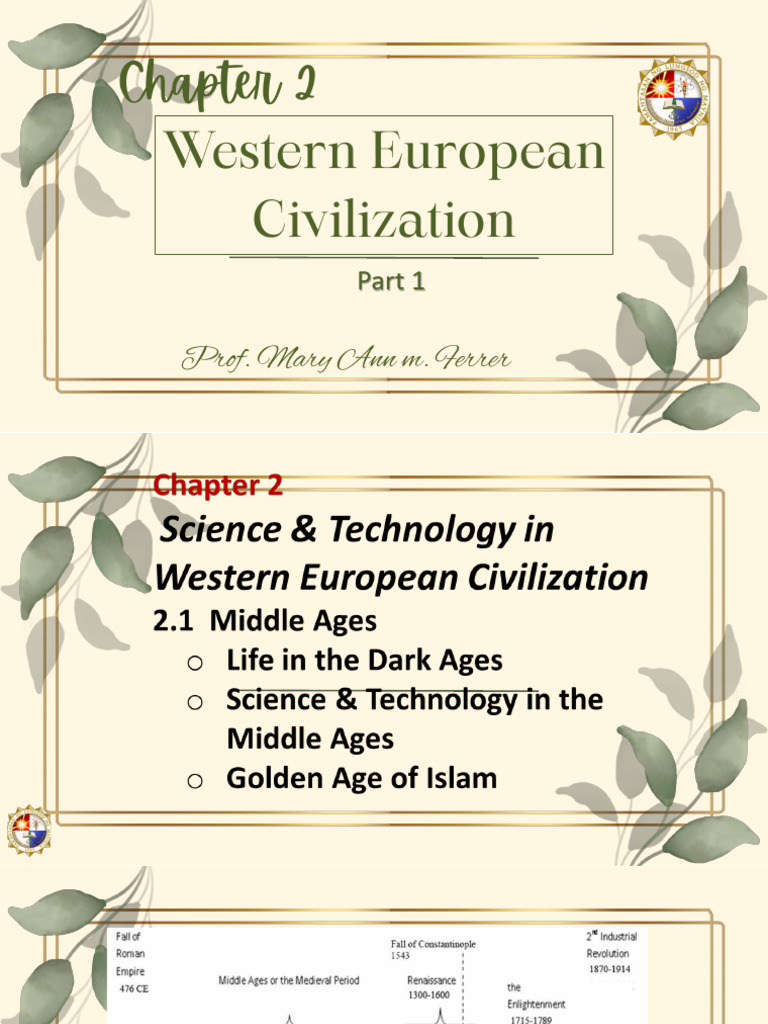 Western European Civilization | PDF | Byzantine Empire | Medicine