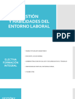 Gestión y habilidades del entorno laboral