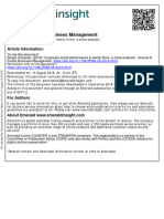 Corporate Social Performance in Family Firms a Metaanalysi