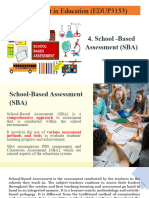 Topic 4 School Based Assessment SBA