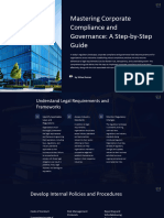 Mastering Corporate Compliance and Governance A Step by Step Guide