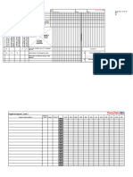 X Matrix With Bowler - Template