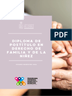 Dossier Diploma Derecho de Familia y de La Niñez 2024 PDF